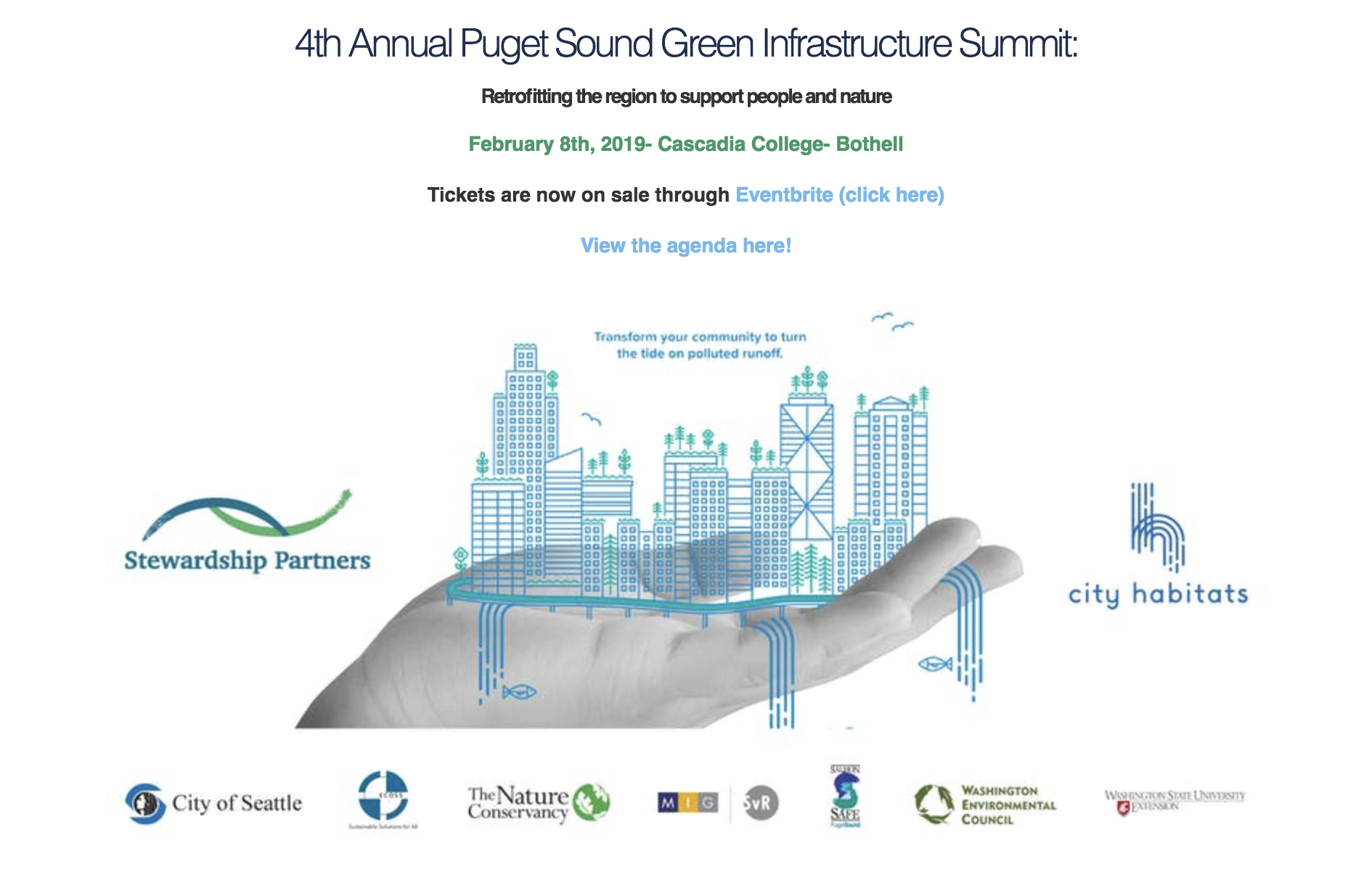 Puget Sound Green Infrastructure Summit